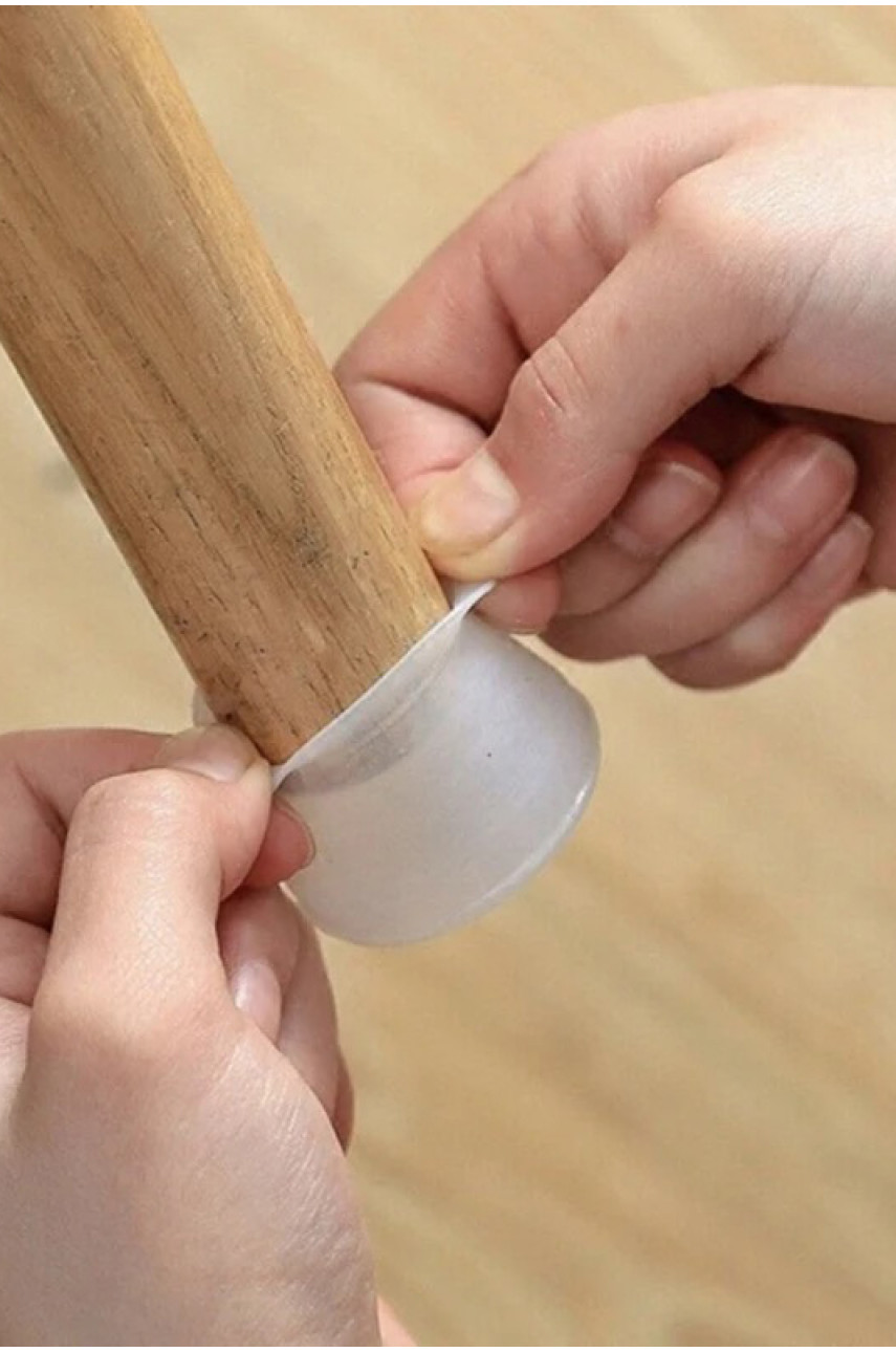 Силиконовые чехлы на ножки стула с антискользящим эффектом 205516