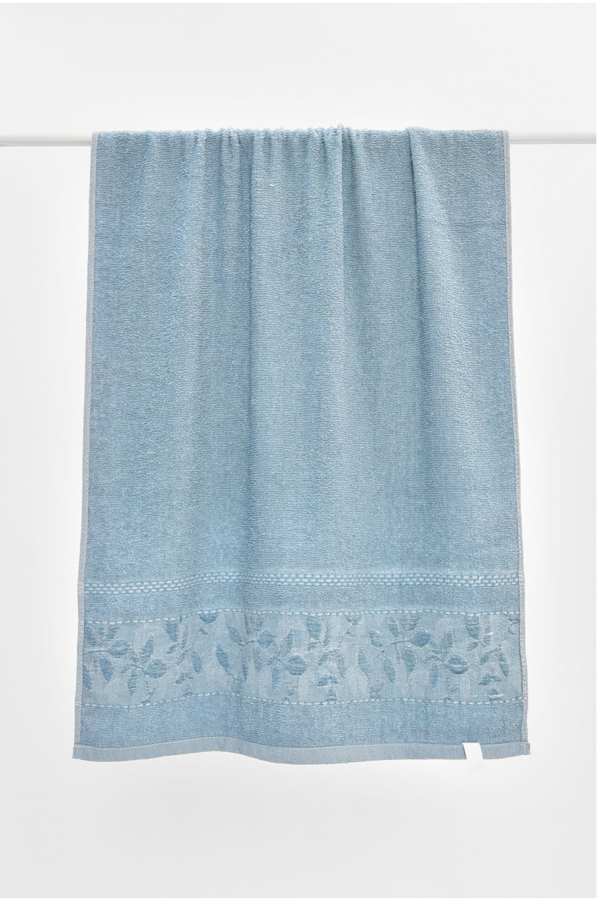 Рушник банний махровий синього кольору 115218 205518