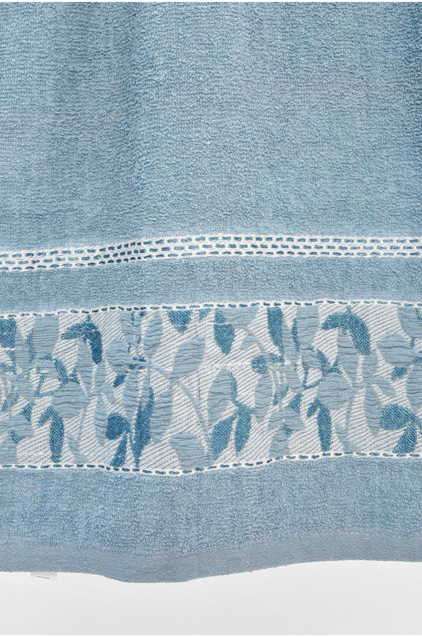 Полотенце банное махровое синего цвета 115218 205518