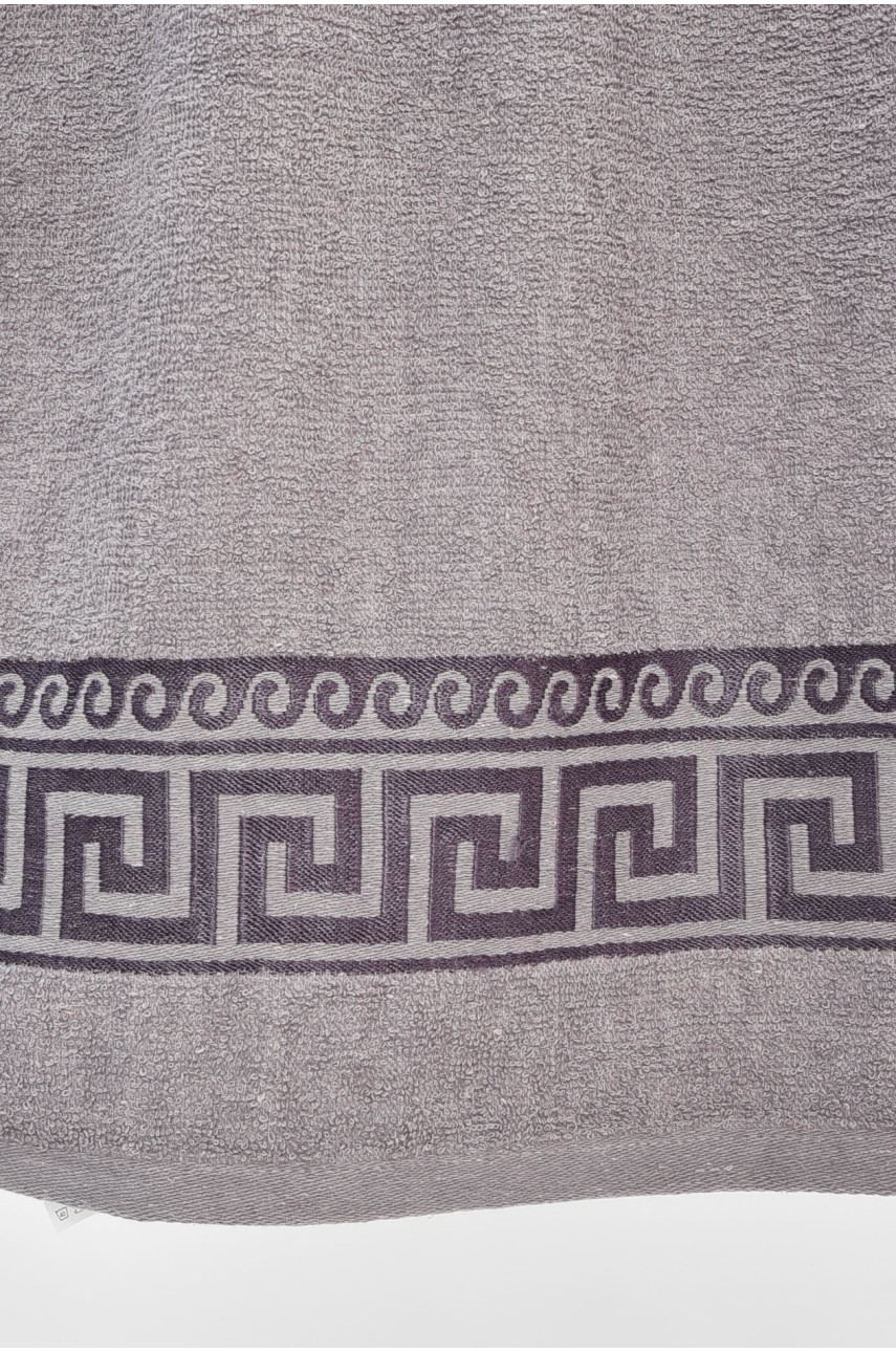 Полотенце банное махровое серого цвета 115219 205526