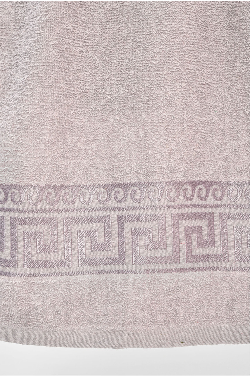 Полотенце банное махровое светло-серого цвета 115219 205527