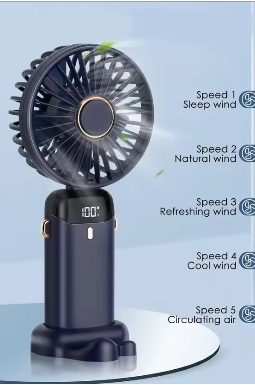 Мини-вентилятор ручной с аккумулятором 205549