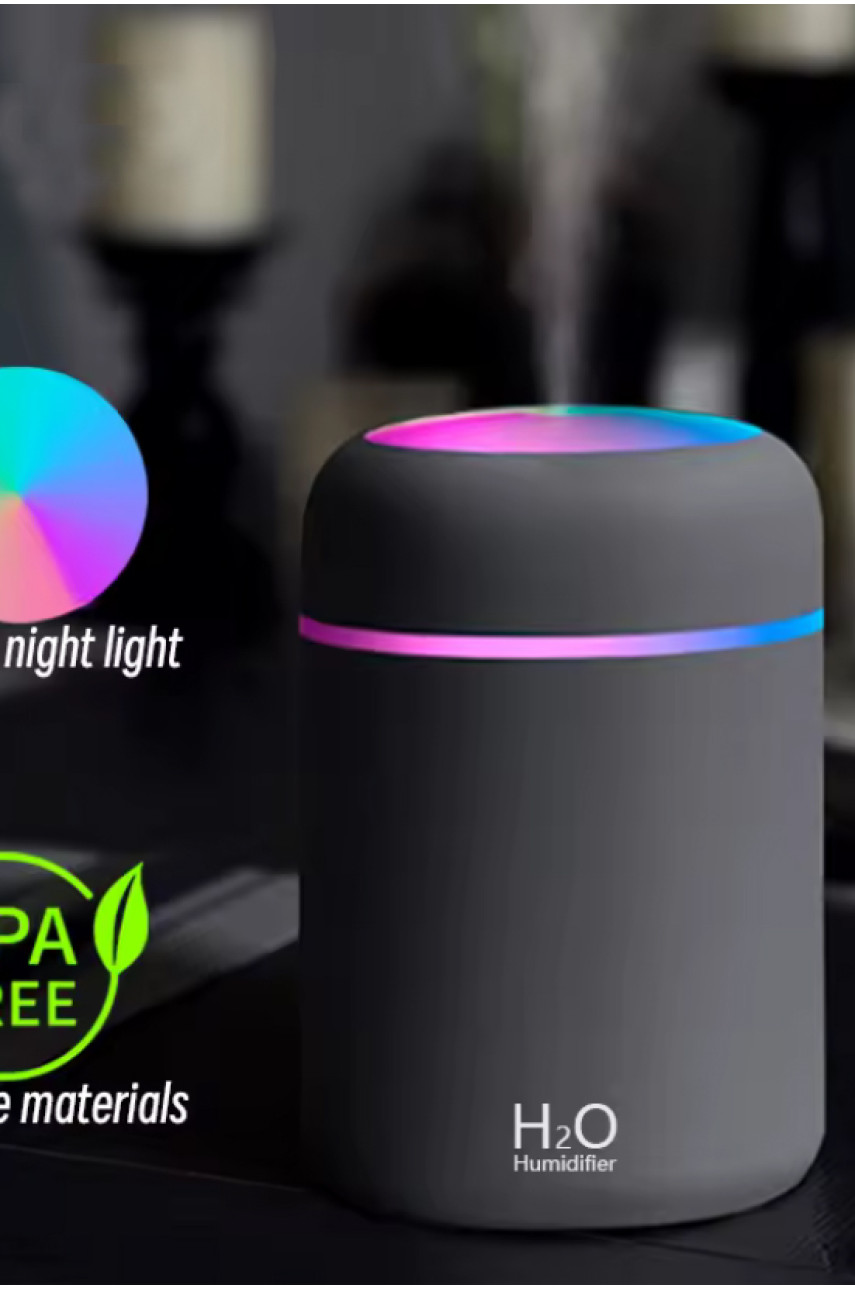 Ультразвуковой увлажнитель воздуха с подсветкой USB Colorful Humidifier 205551