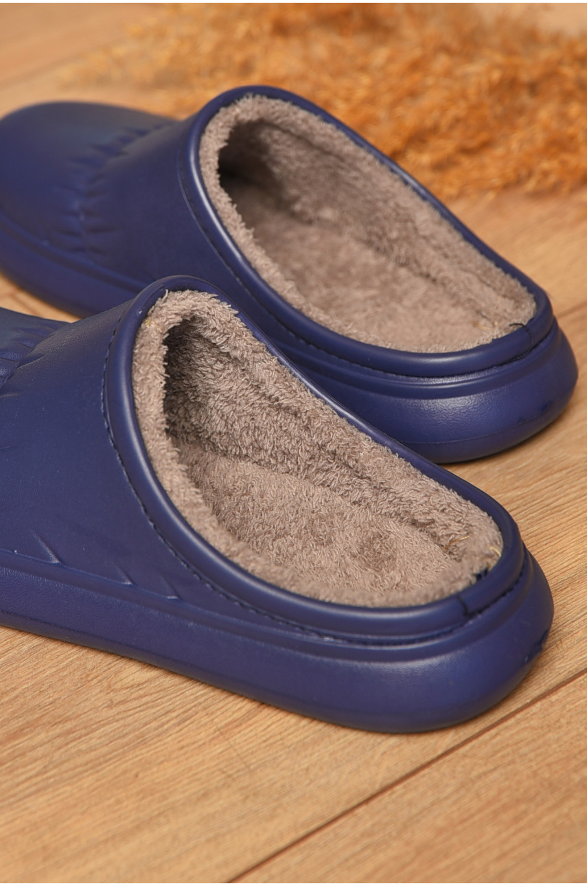 Калоші жіночі без задника утеплені фіолетового кольору С-114 205556