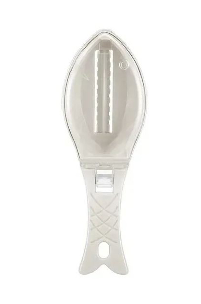 Скребок для очистки рыбы от чешуи с контейнером 205594