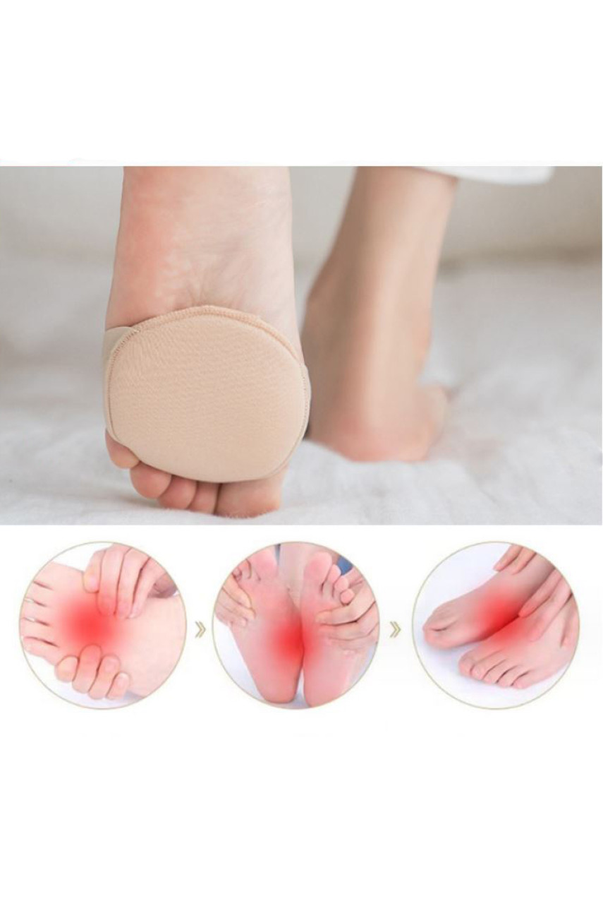 Стелька-манжетка на переднюю часть стопы от мозолей бежевого цвета 205608