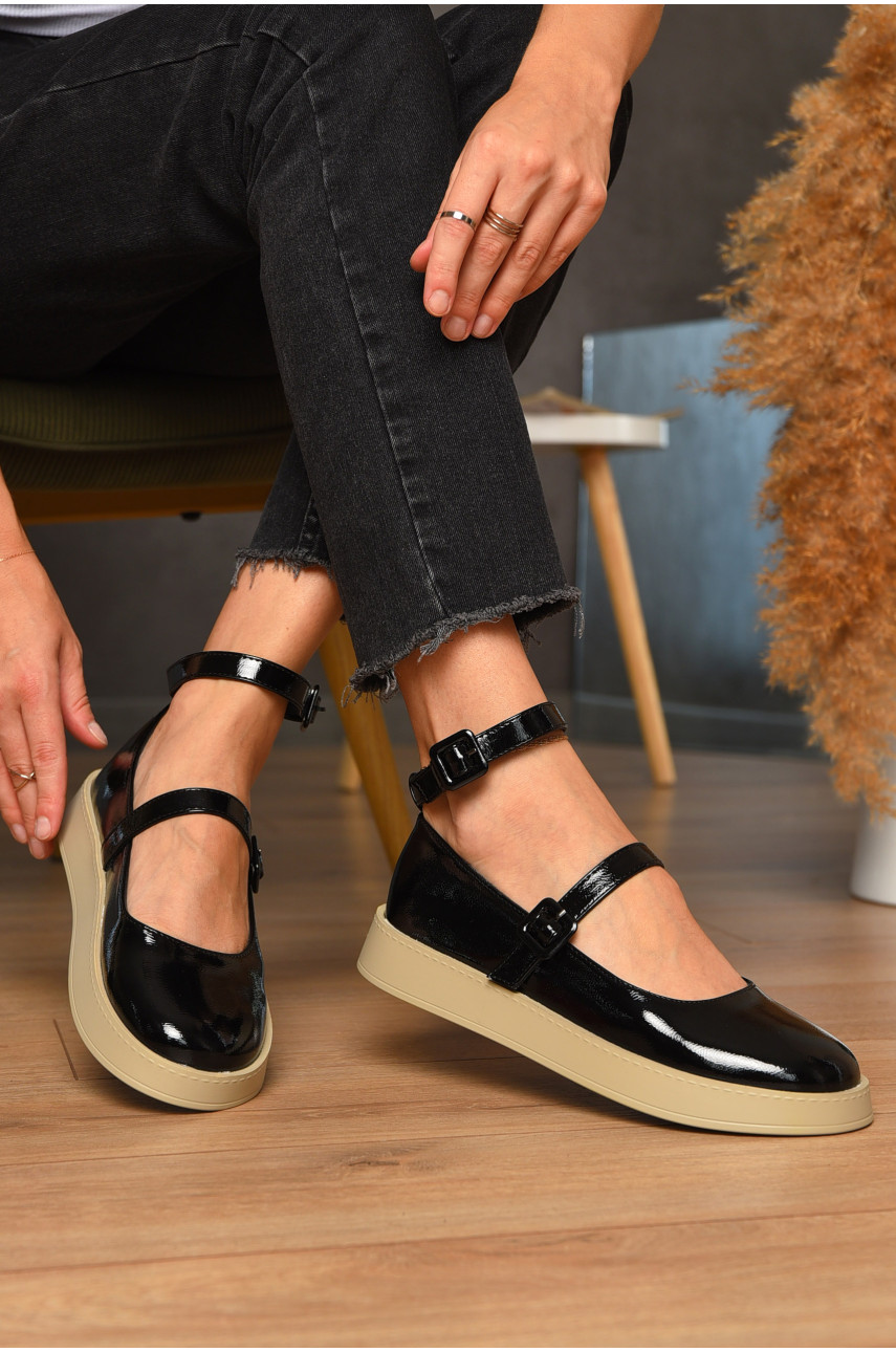 Лофери жіночі чорного кольору Е397-7 205631