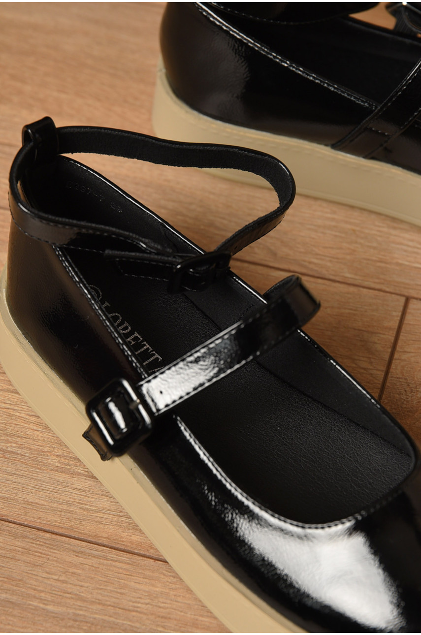 Лофери жіночі чорного кольору Е397-7 205631