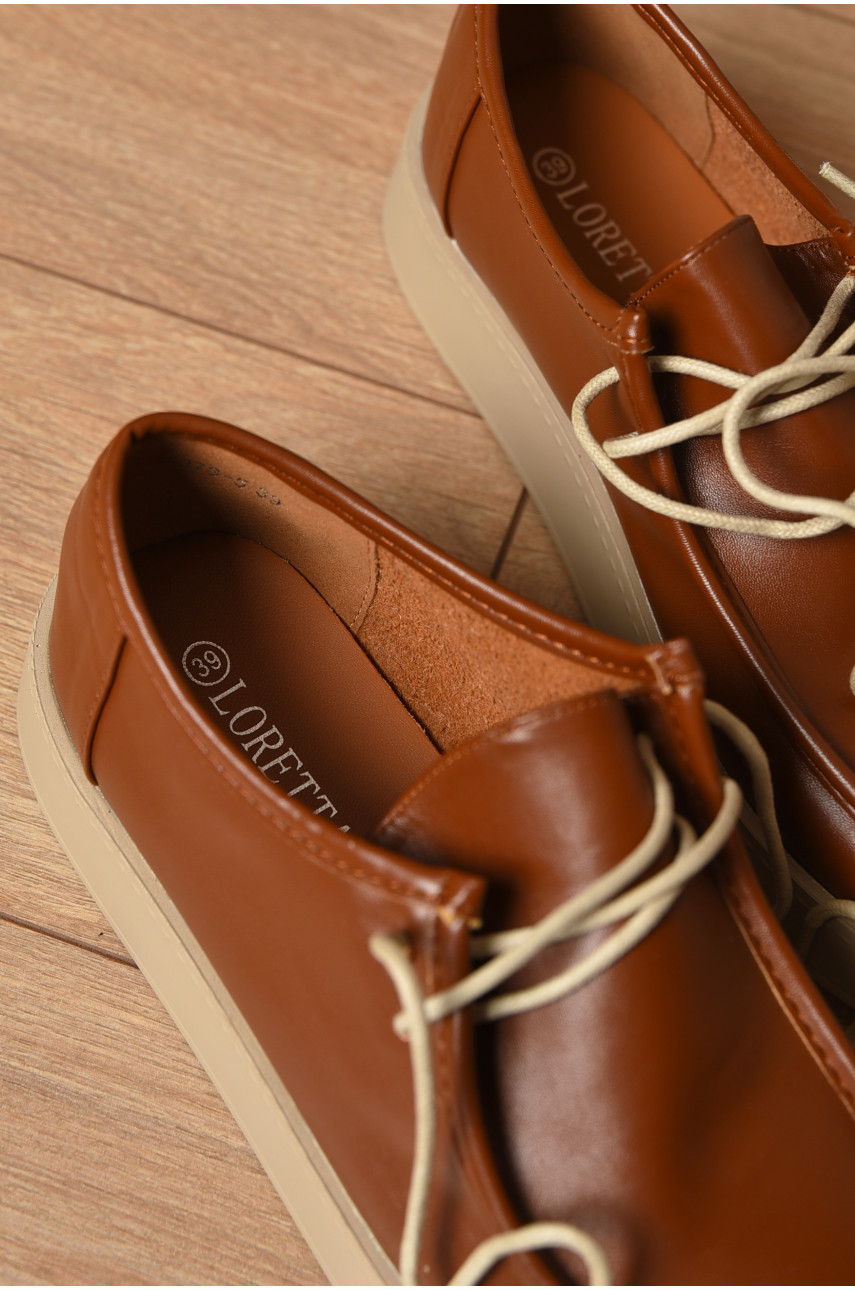 Туфлі-лофери жіночі коричневого кольору Е373-5 205633 Туфлі-лофери жіночі коричневого кольору Е373-5 205633