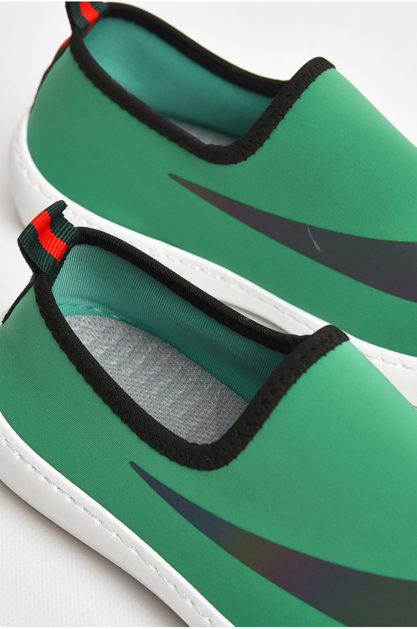 Мокасины мужские зеленого цвета 5001 205685