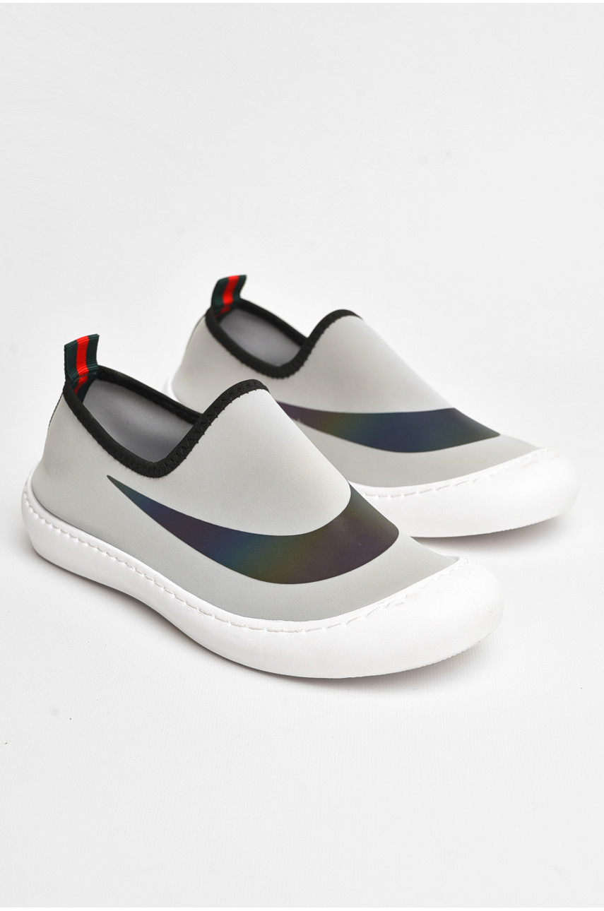 Мокасины мужские серого цвета 5001 205686