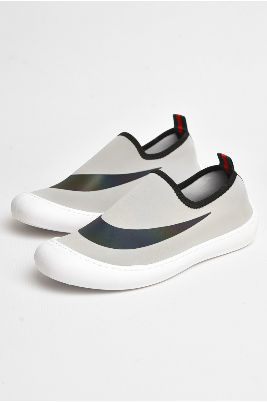 Мокасины мужские серого цвета 5001 205686