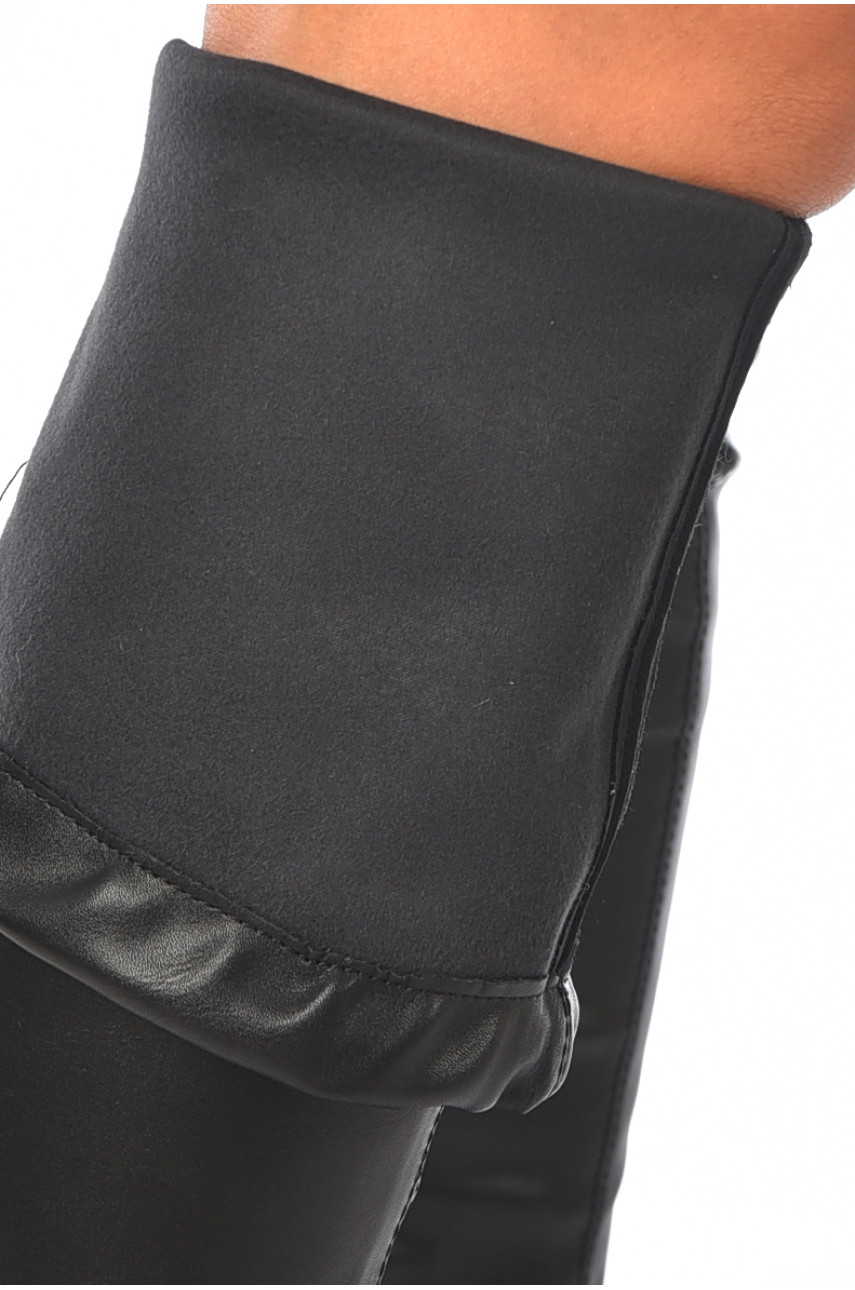 Ботфорти женские демисезонные черного цвета 606 205695