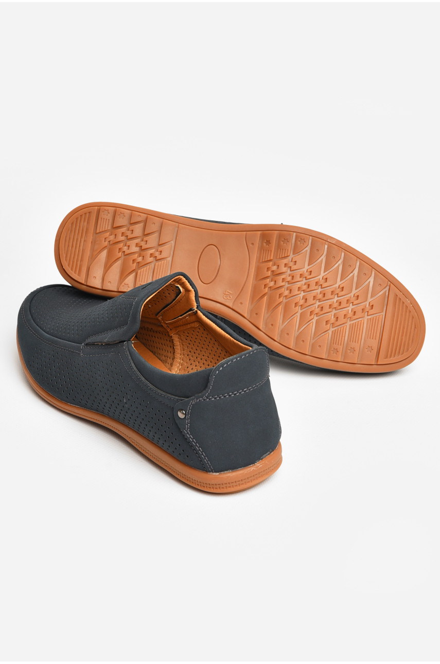 Мокасины мужские темно-синего цвета 81449-2 205748