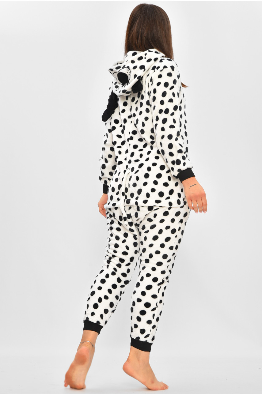 Женская пижама кигуруми молочного цвета с принтом 205752 Женская пижама кигуруми молочного цвета с принтом 205752