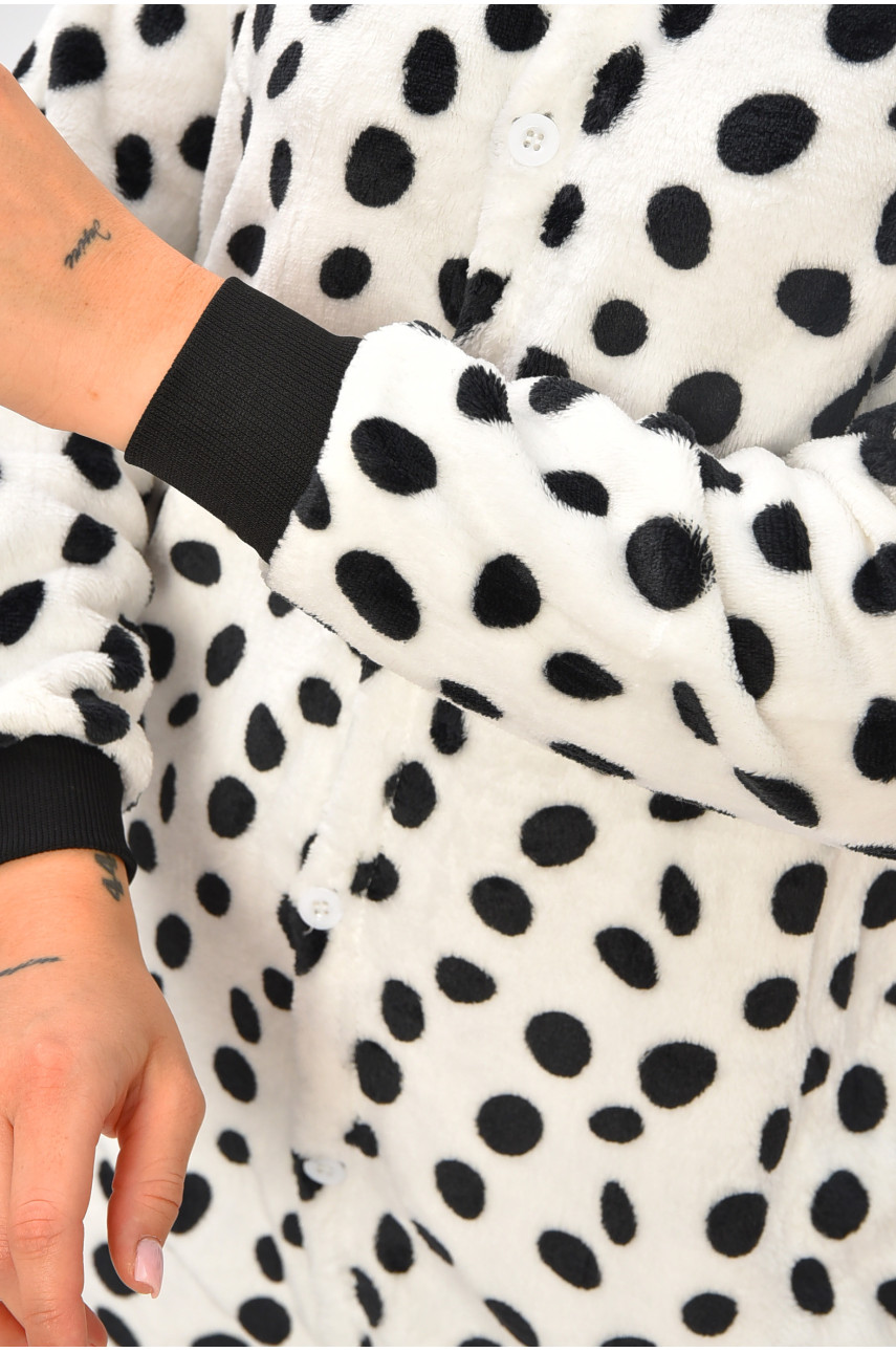 Женская пижама кигуруми молочного цвета с принтом 205752 Женская пижама кигуруми молочного цвета с принтом 205752