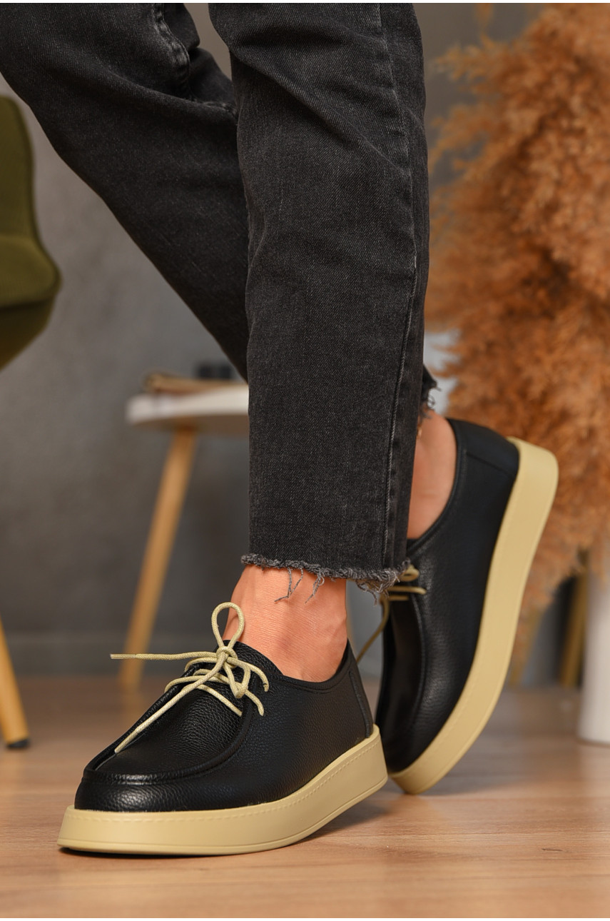 Лофери жіночі чорного кольору 501-7 205816