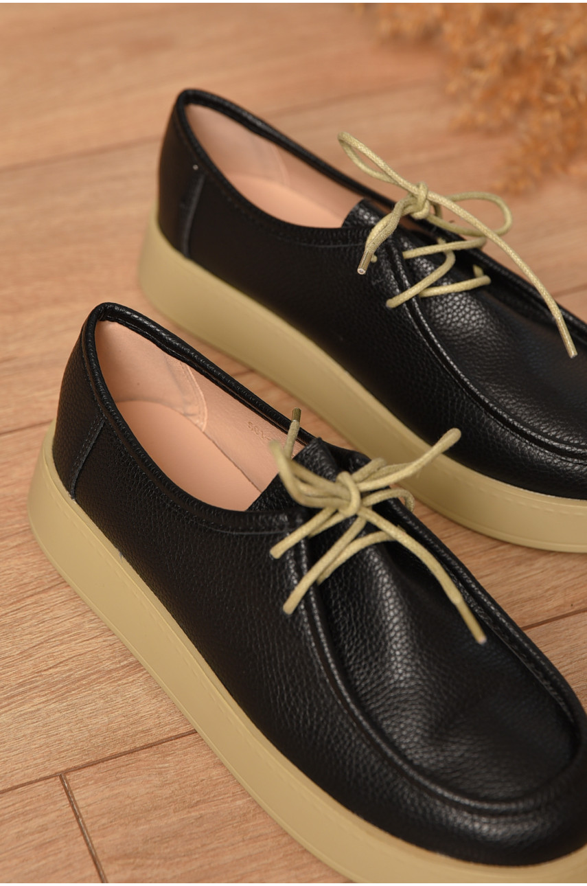 Лофери жіночі чорного кольору 501-7 205816