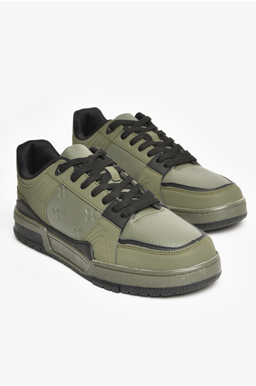 Кроссовки мужские цвета хаки А1151-4 205830