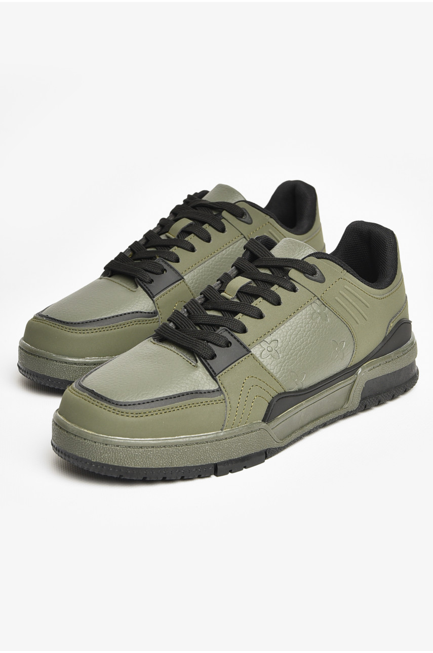 Кроссовки мужские цвета хаки А1151-4 205830
