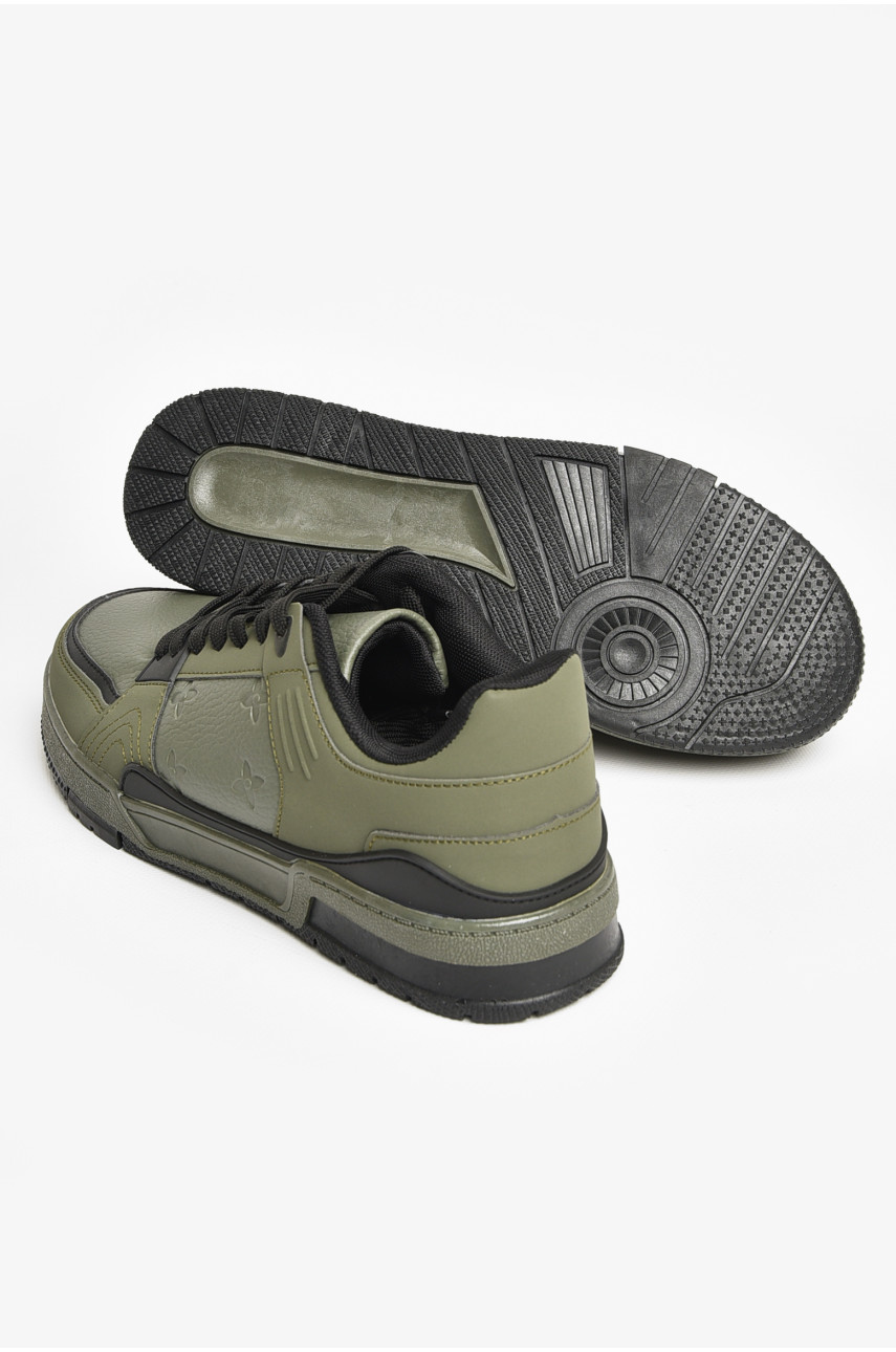 Кроссовки мужские цвета хаки А1151-4 205830