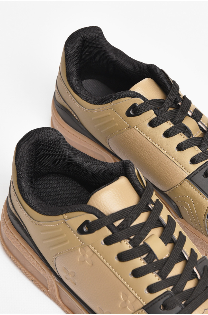 Кросівки чоловічі темно-бежевого кольору А1151-1 205834