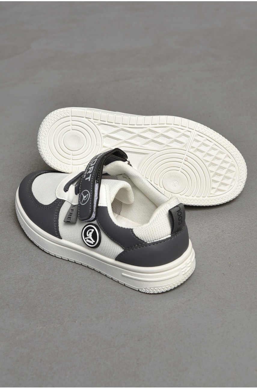 Кроссовки детские серого цвета 100-2 205859