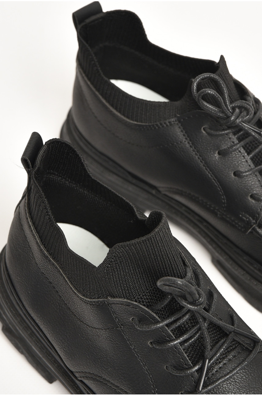 Туфли мужские черного цвета Т17А 205882