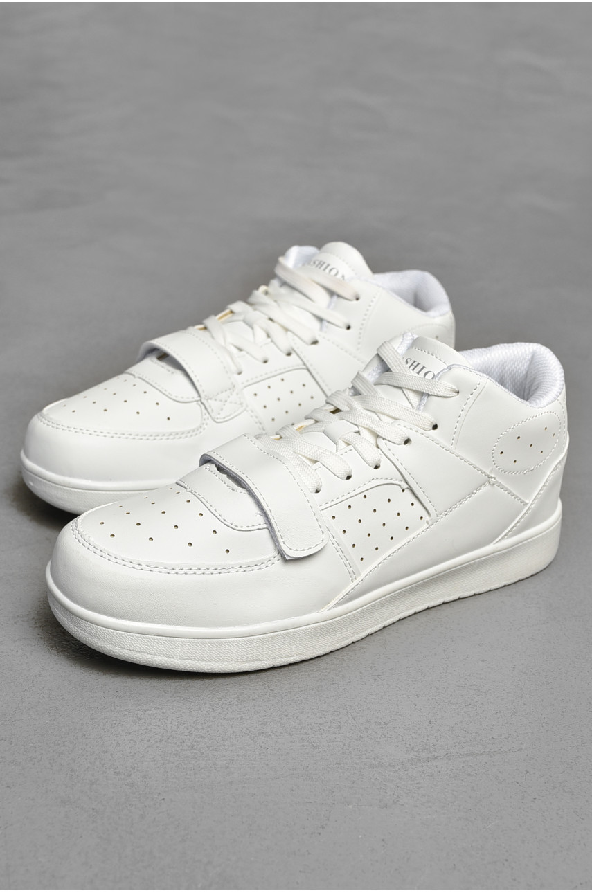 Кроссовки мужские белого цвета 8937А-5 205890