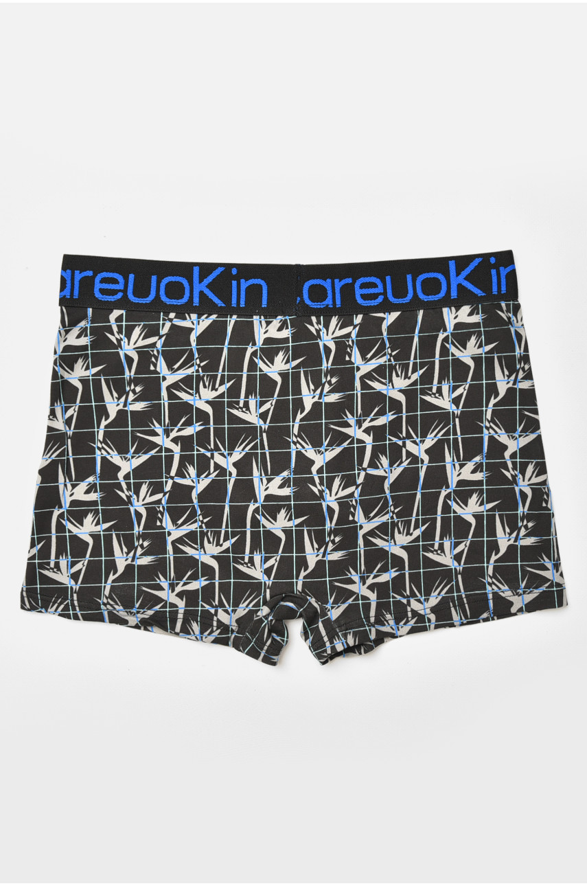 Боксеры мужские черного цвета с принтом А1268 205898