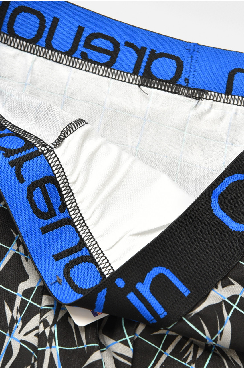 Боксеры мужские черного цвета с принтом А1268 205898