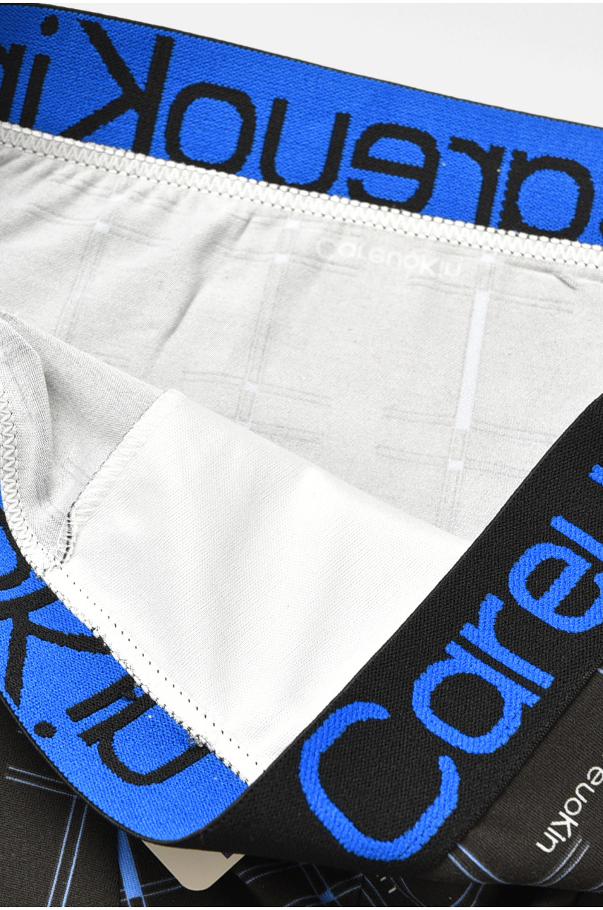 Боксери чоловічі чорного кольору з принтом А4970 205901