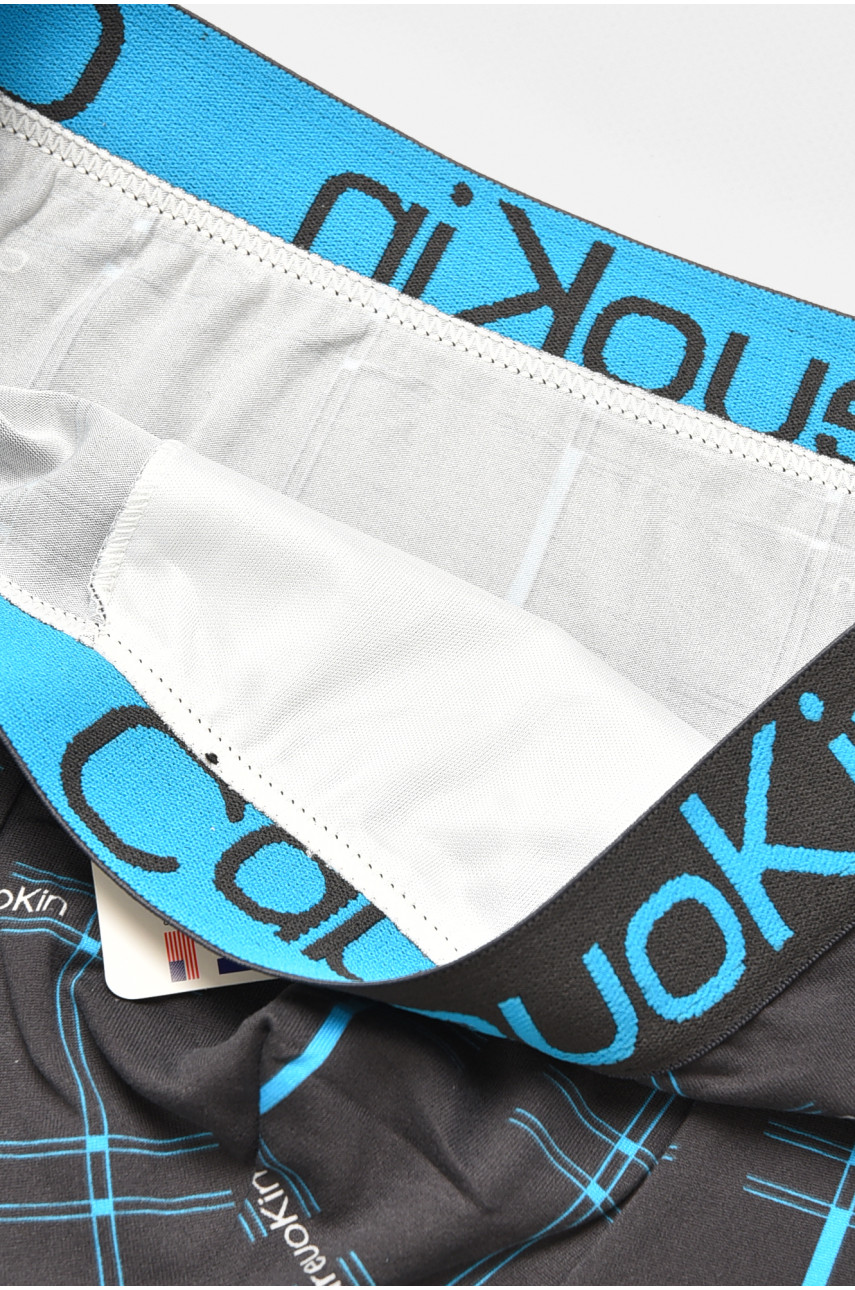 Боксеры мужские тёмно-серого цвета с принтом А4970 205902