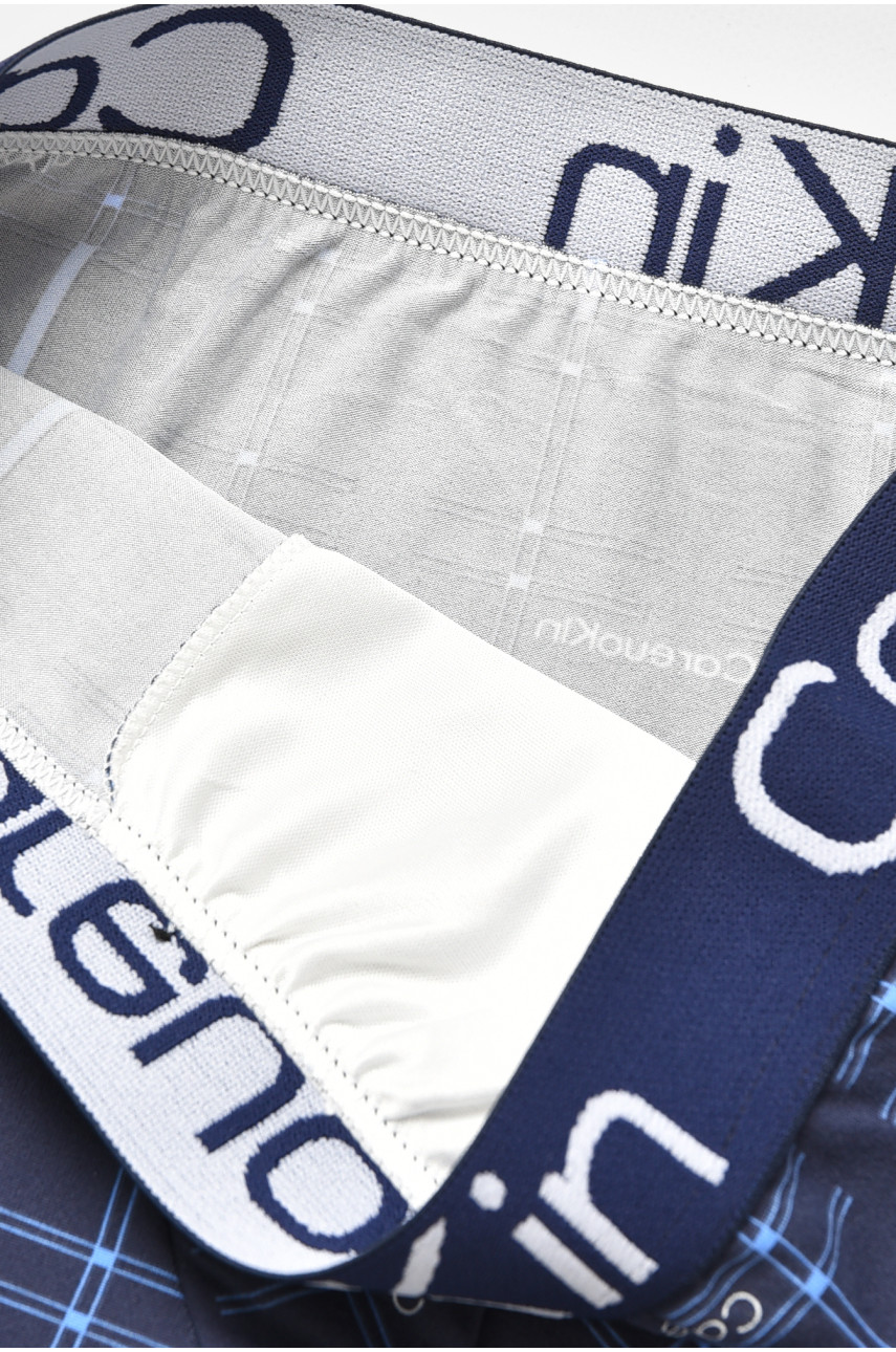 Боксери чоловічі темно-синього кольору з принтом А4970 205904