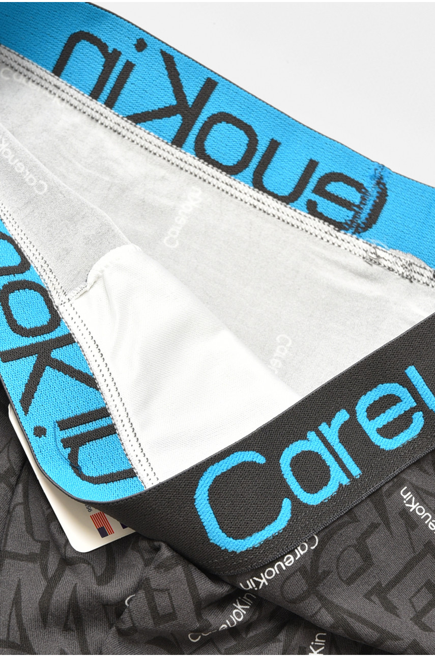 Боксеры мужские тёмно-серого цвета с принтом А5565 205905