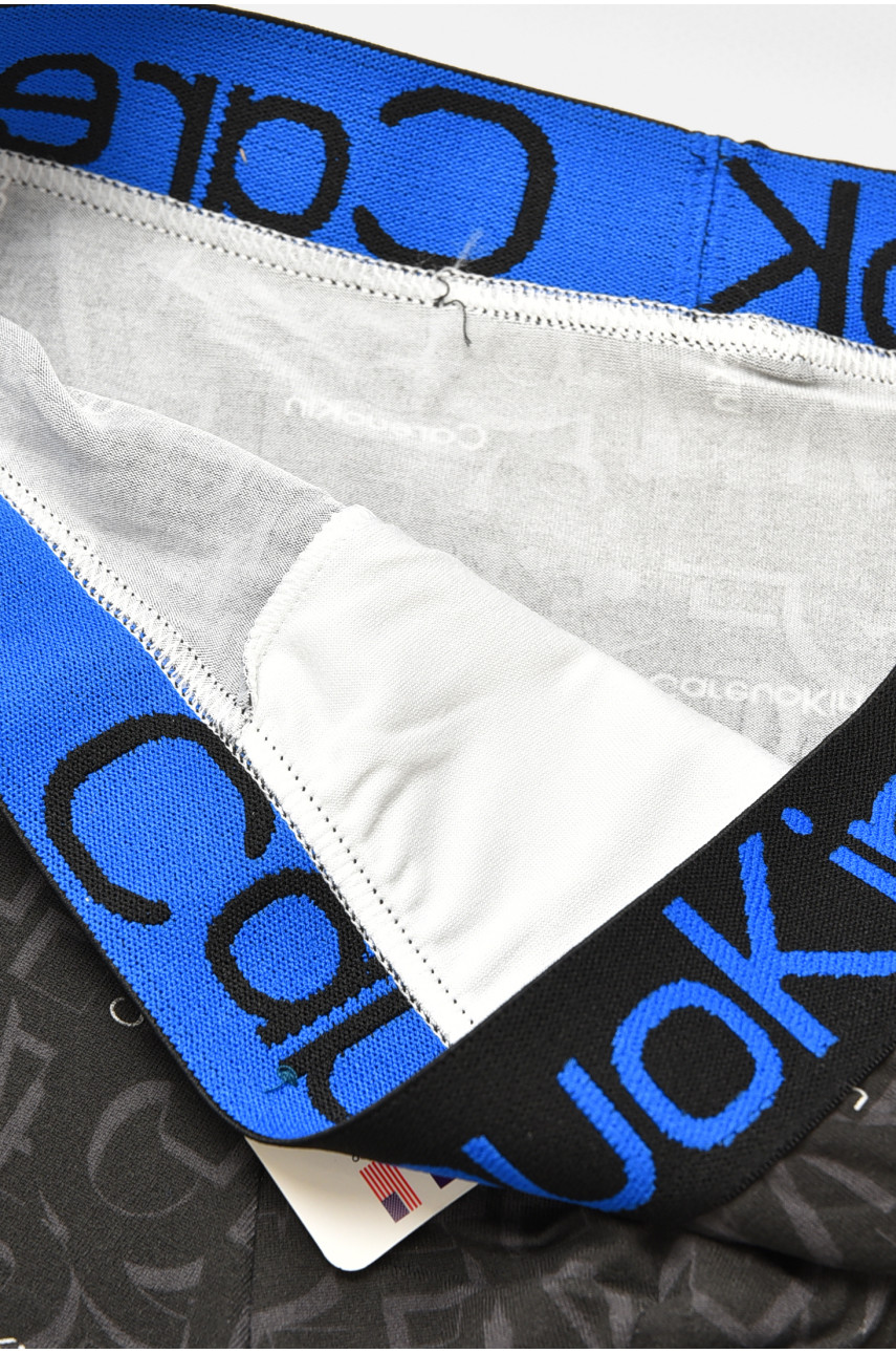 Боксери чоловічі чорного кольору з принтом А5565 205909