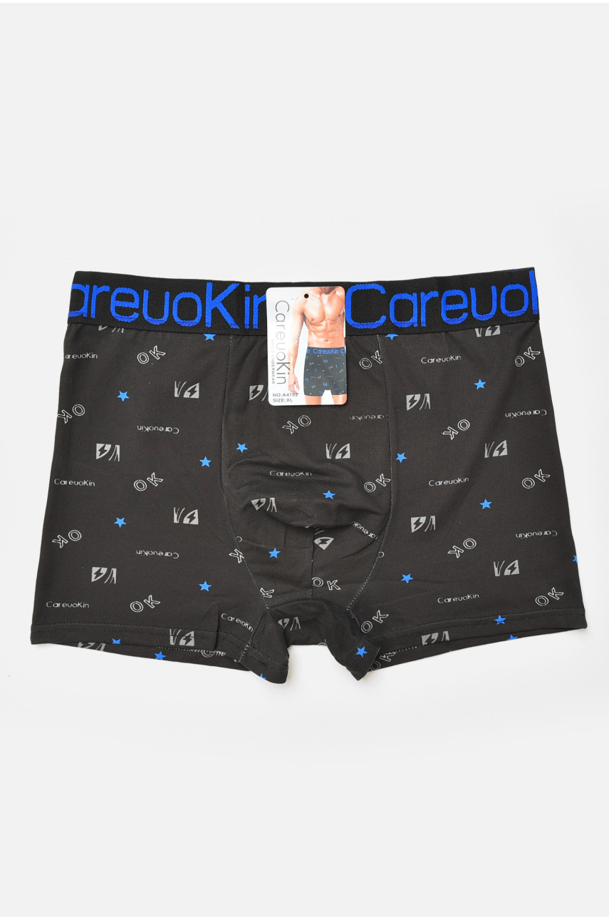 Боксеры мужские черного цвета с принтом А4782 205911