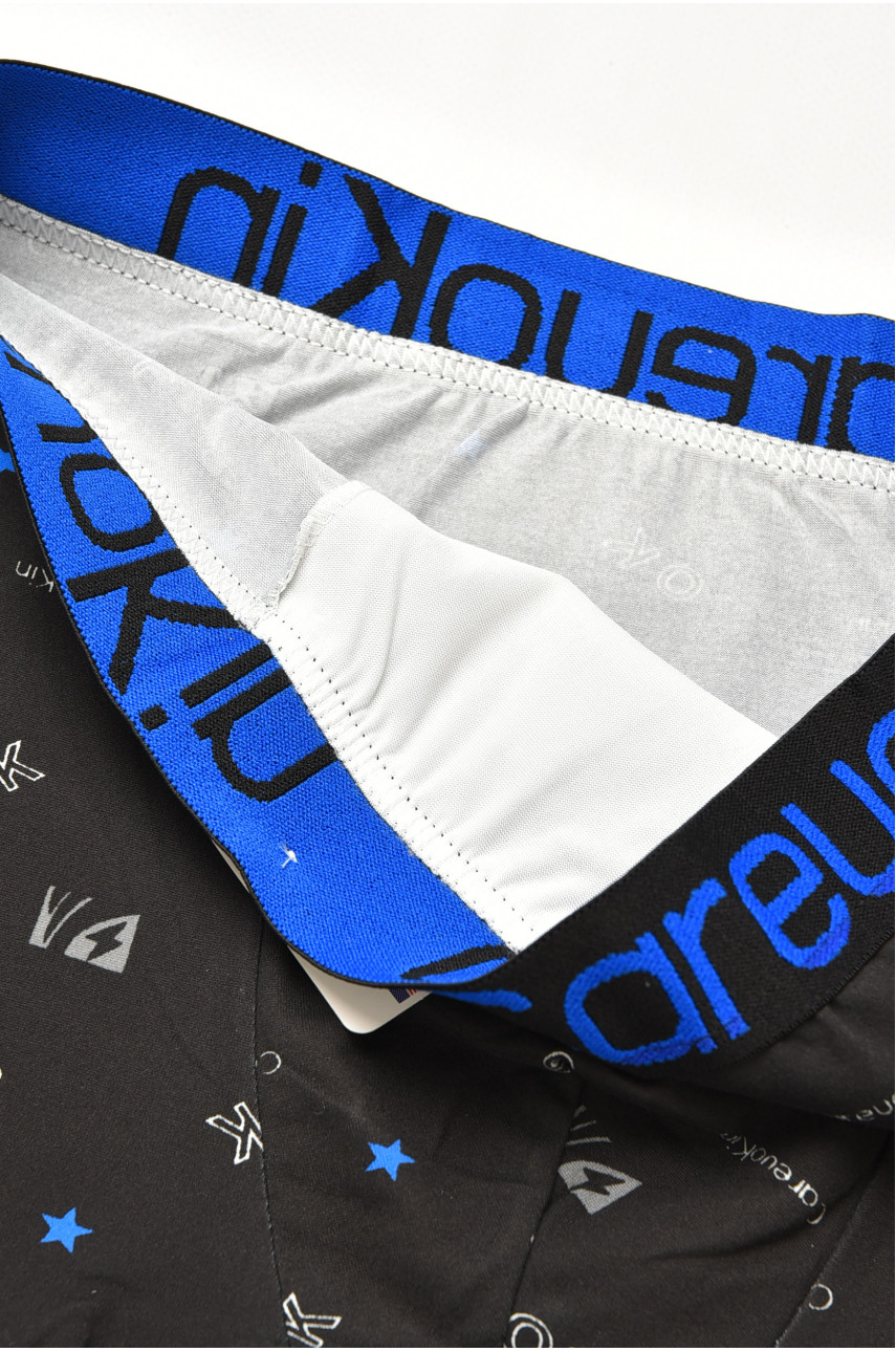 Боксери чоловічі чорного кольору з принтом А4782 205911