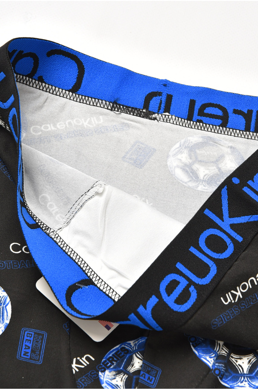 Боксери чоловічі чорного кольору з принтом А3295 205920