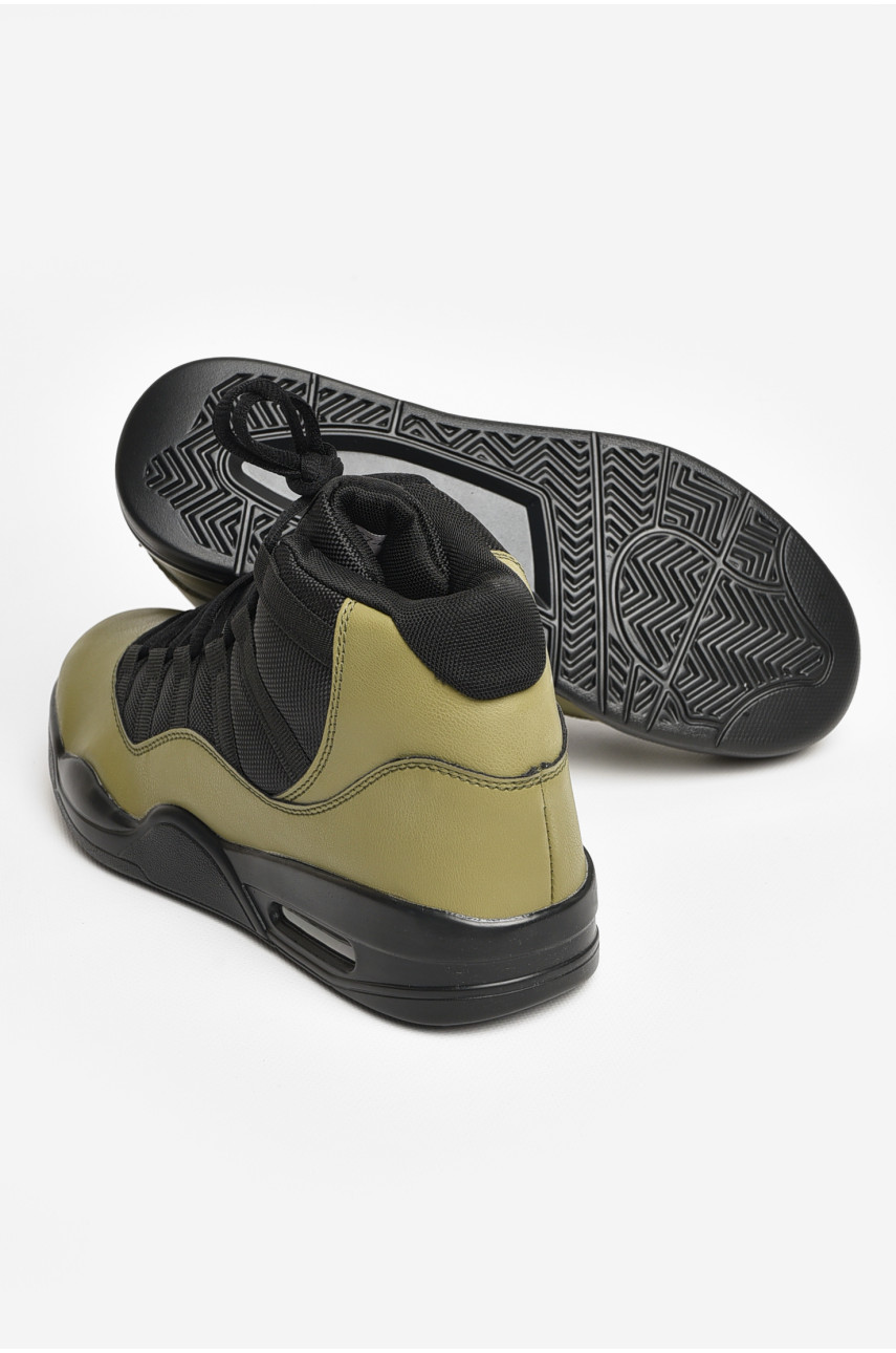 Ботинки мужские  демисезонные цвета хаки ST167-4 205926