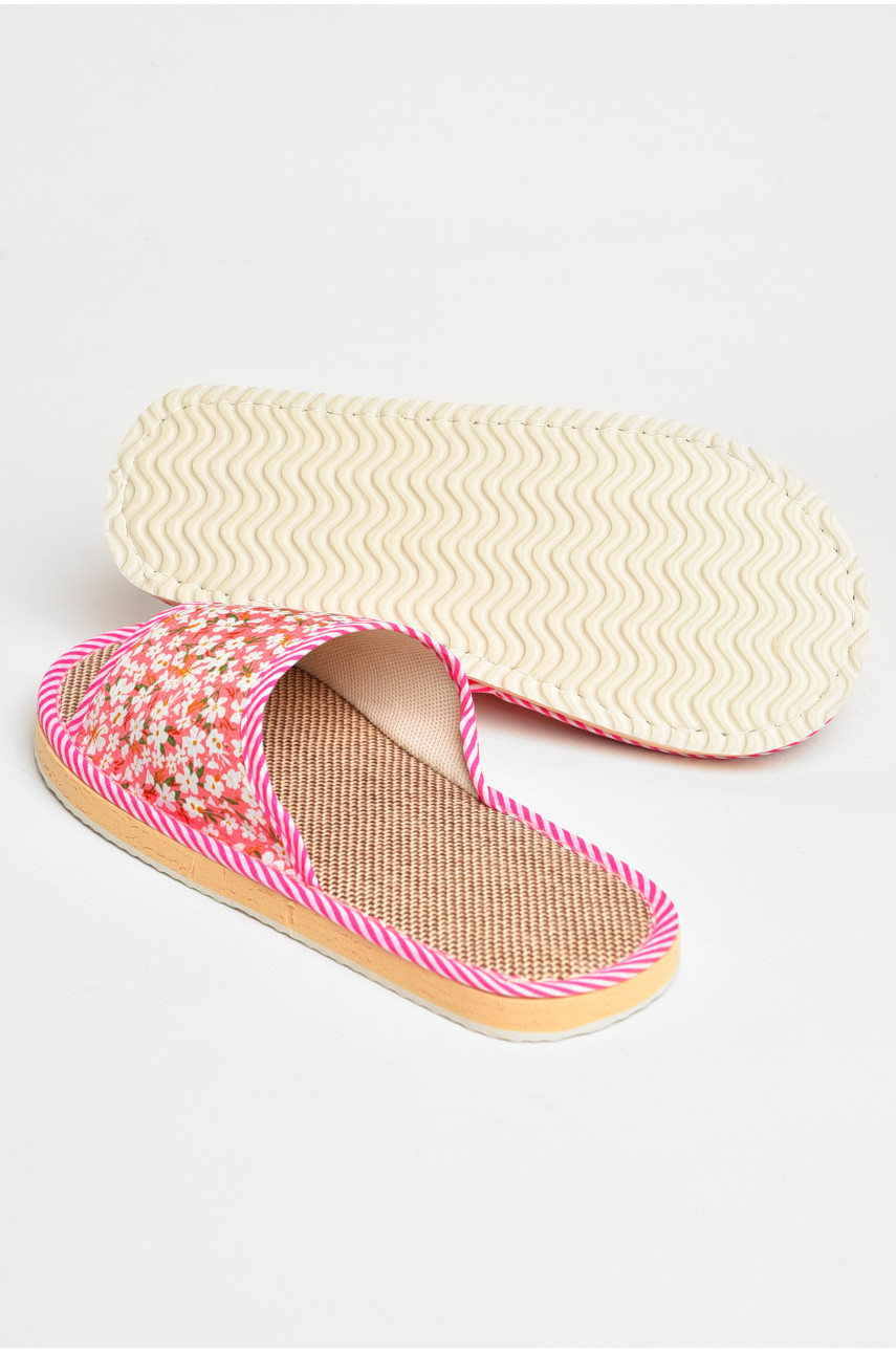 Тапочки домашние женские розового цвета sp-024 205934