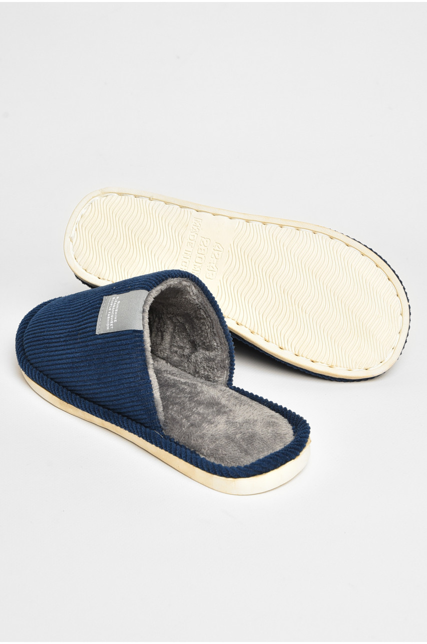 Капці кімнатні чоловічі темно-синього кольору sp-014 205941