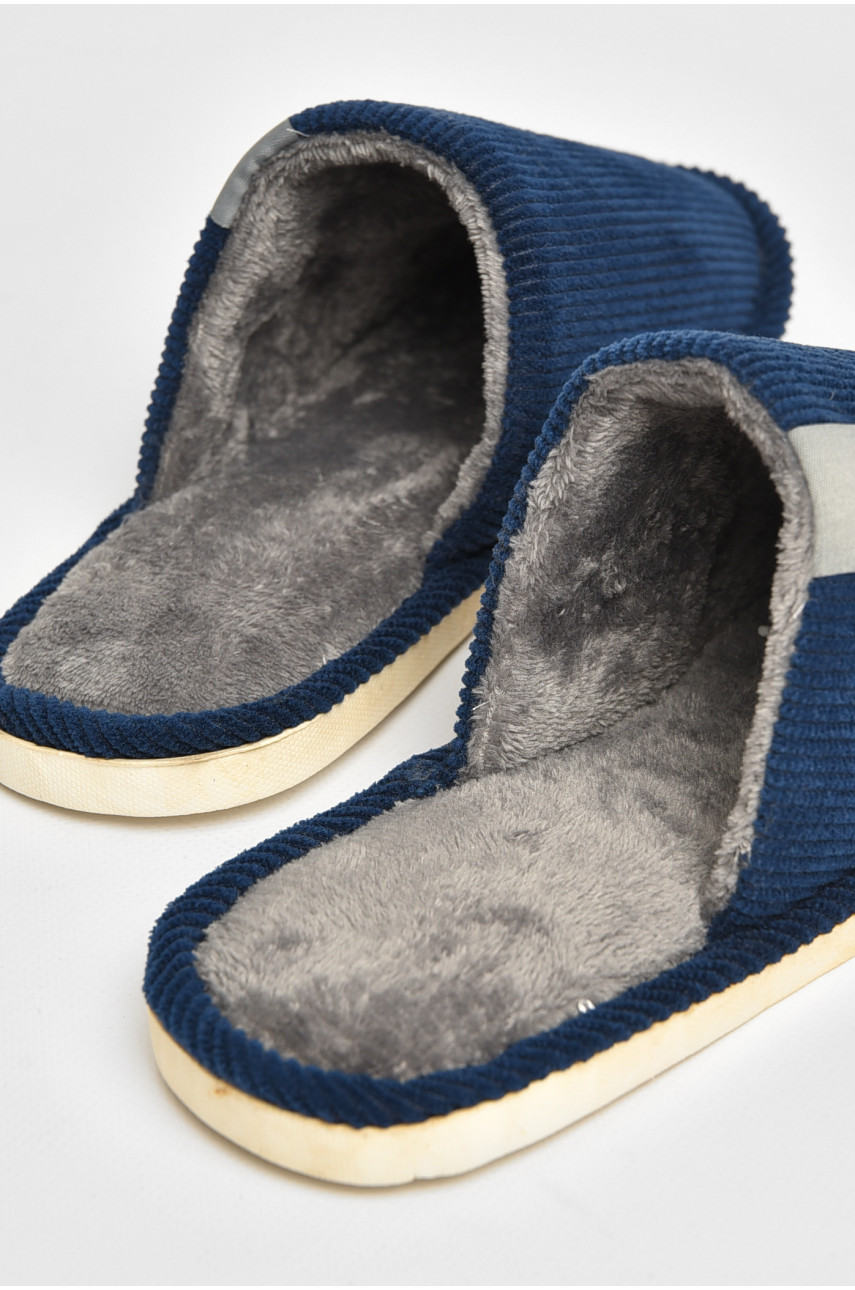 Капці кімнатні чоловічі темно-синього кольору sp-014 205941
