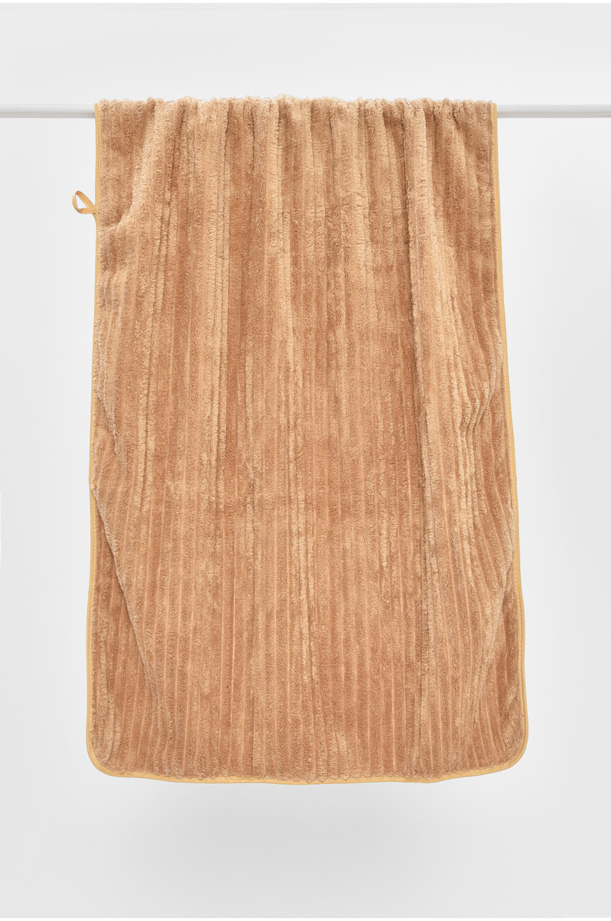 Рушник банний мікрофібра бежевого кольору 915 205943