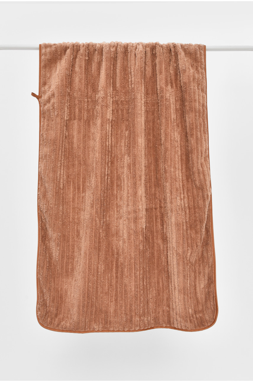 Рушник банний мікрофібра темно-бежевого кольору 915 205946