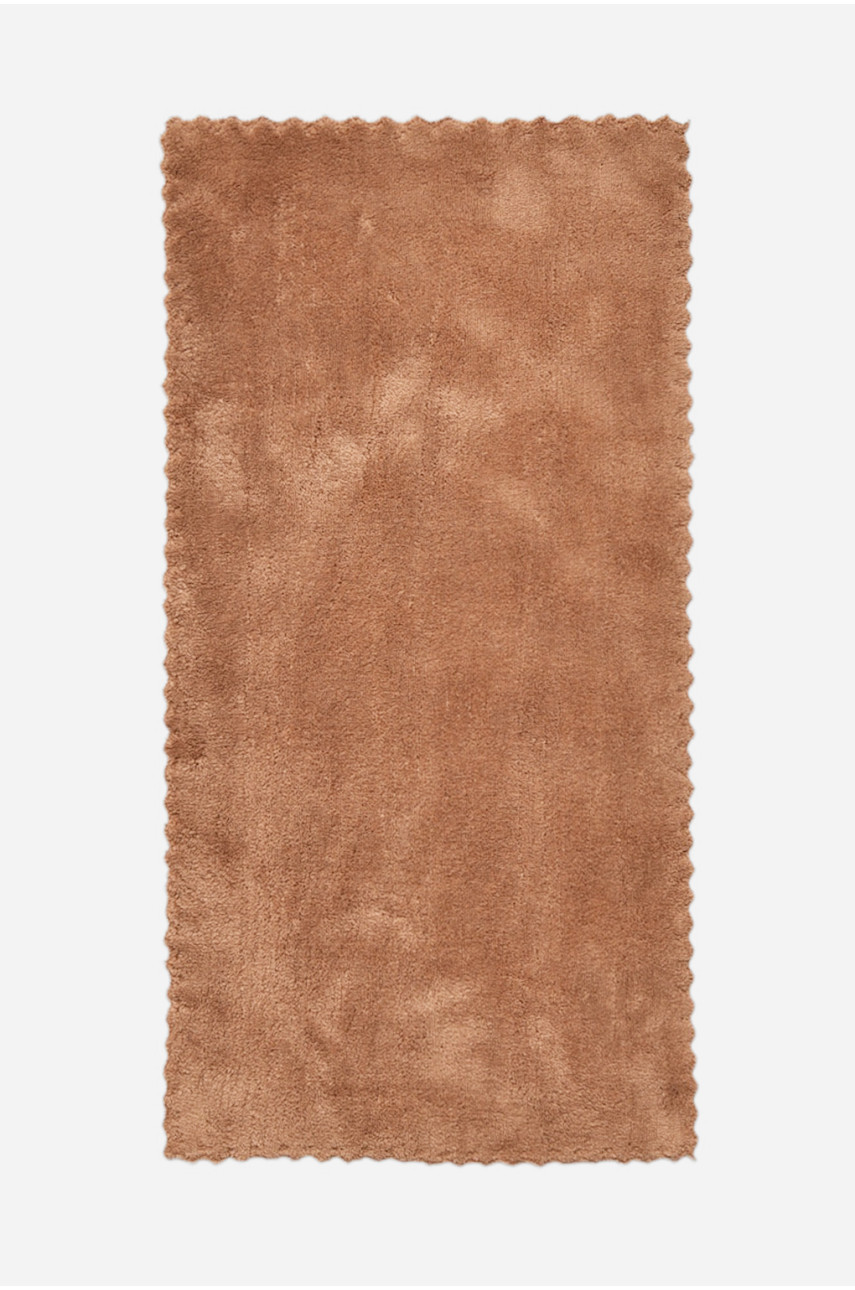 Полотенце кухонное микрофибра тёмно-бежевого цвета размер 25*49 см 66147 205948