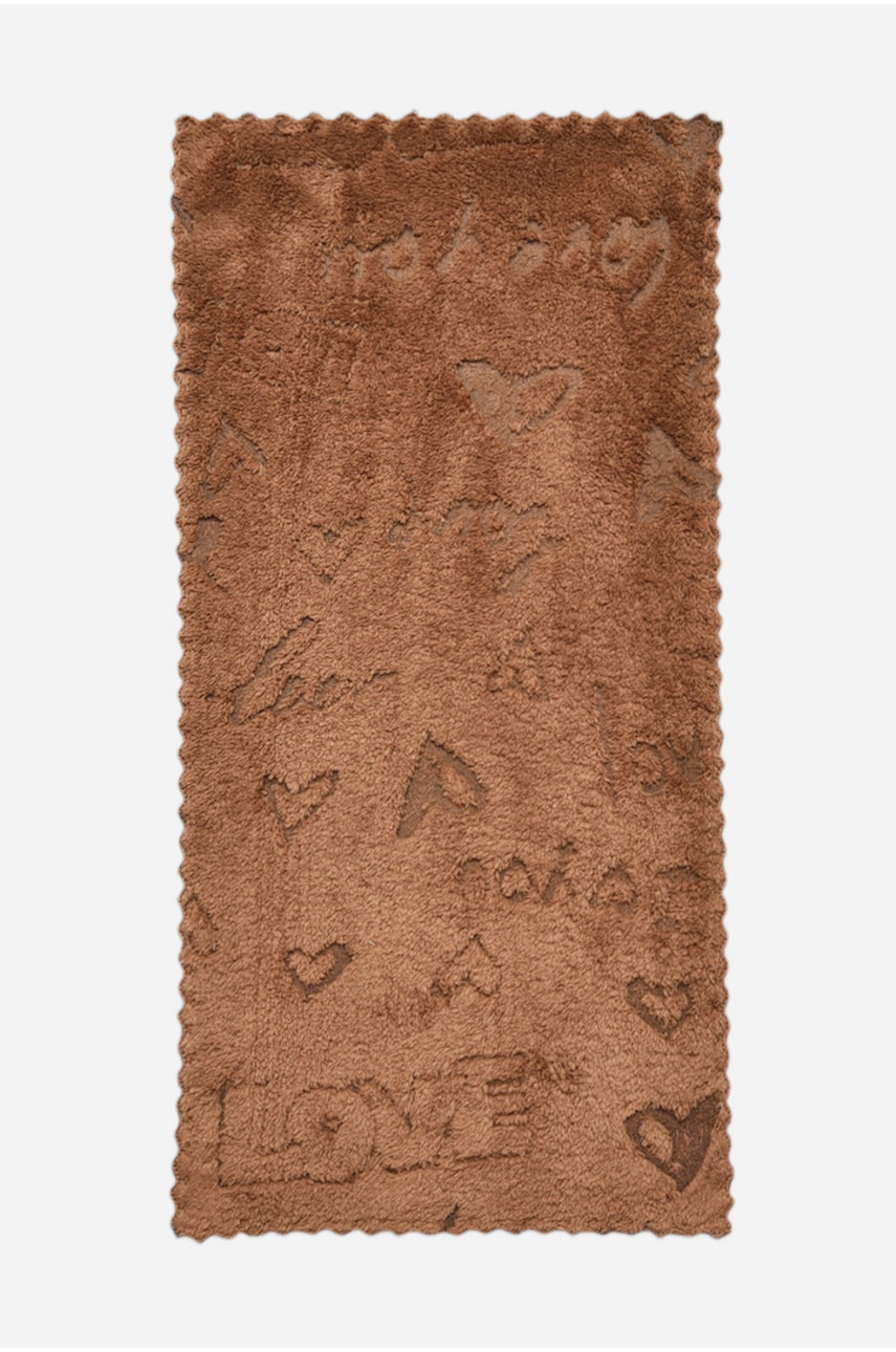 Полотенце кухонное микрофибра коричневого цвета размер 25*49 см 66147 205949