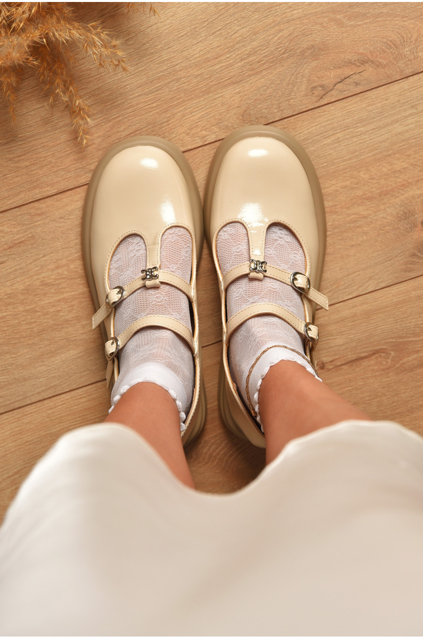 Туфли женские бежевого цвета W 208-9 205951