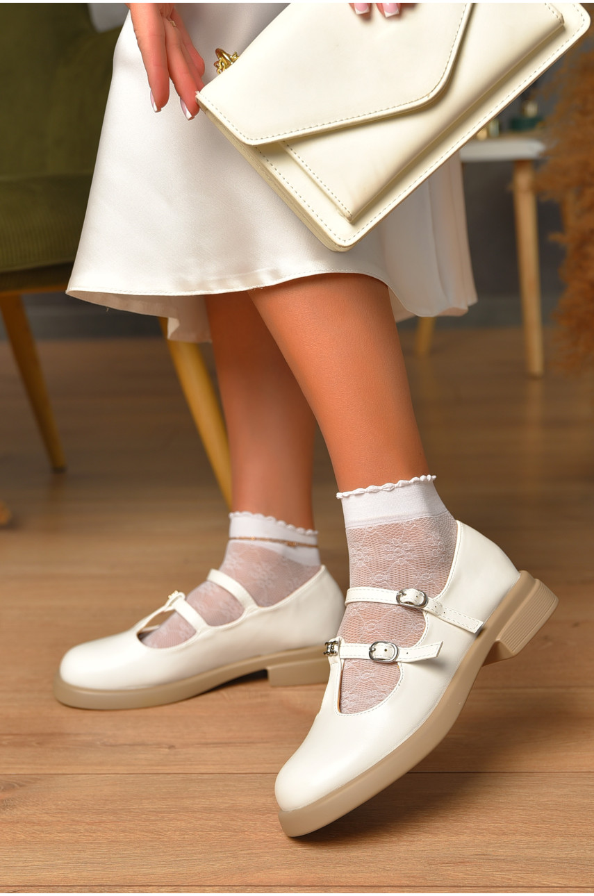 Туфли женские белого цвета W 208-7 205952