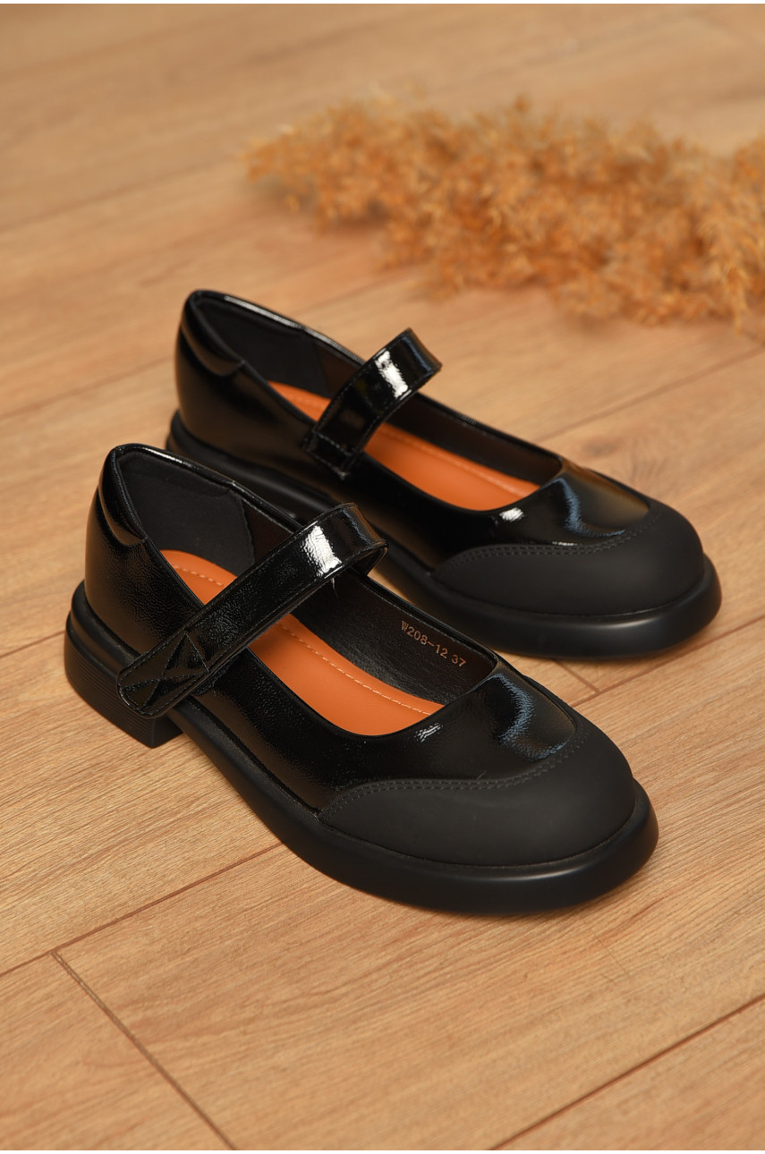 Туфлі жіночі чорного кольору W 208-12 205957